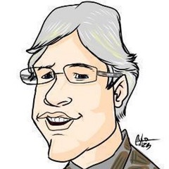 Paul Gustafson cartoon portrait